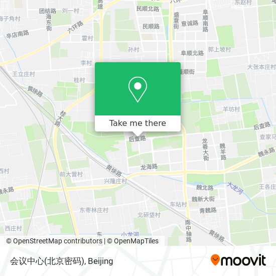 会议中心(北京密码) map