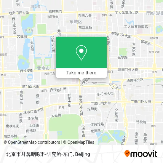 北京市耳鼻咽喉科研究所-东门 map