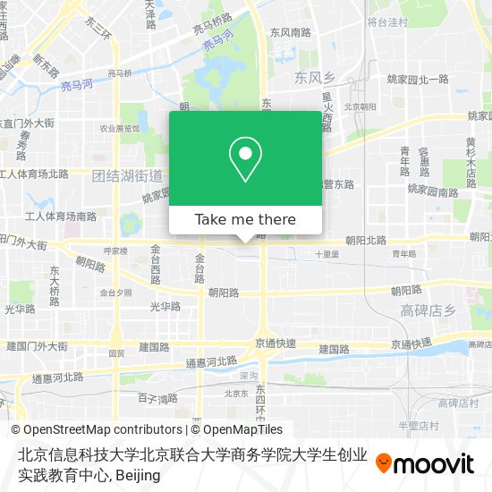 北京信息科技大学北京联合大学商务学院大学生创业实践教育中心 map