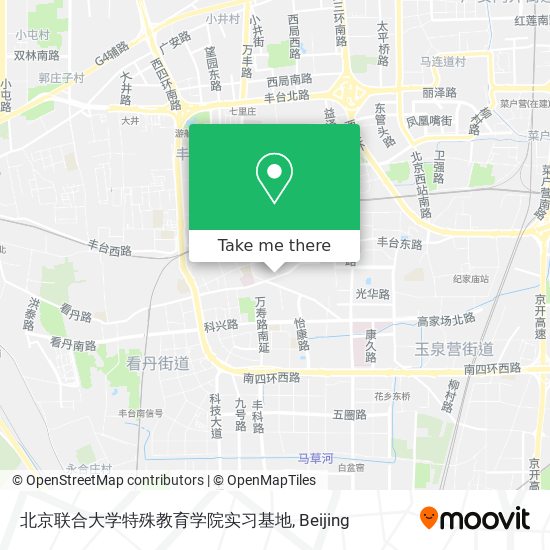 北京联合大学特殊教育学院实习基地 map