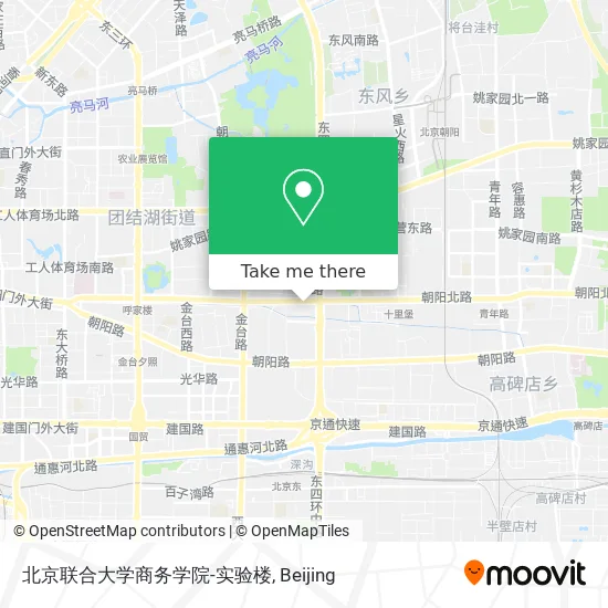北京联合大学商务学院-实验楼 map