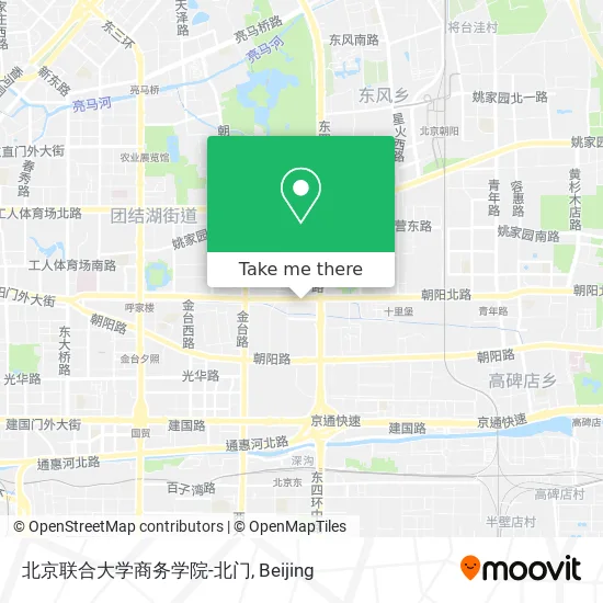 北京联合大学商务学院-北门 map