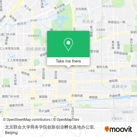 北京联合大学商务学院创新创业孵化基地办公室 map