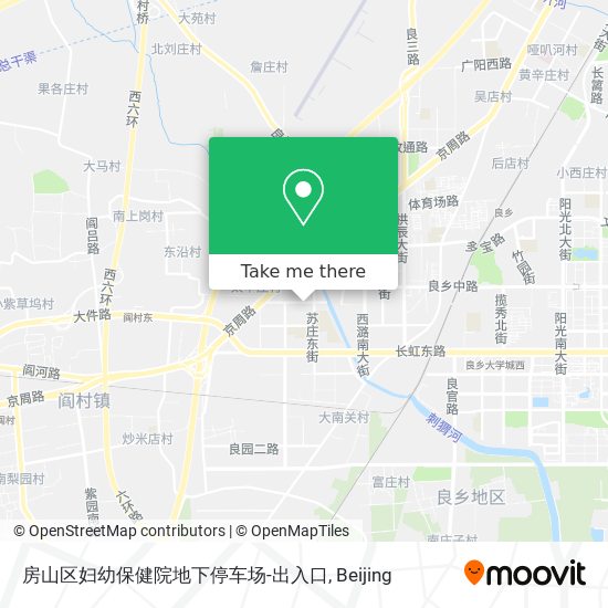 房山区妇幼保健院地下停车场-出入口 map