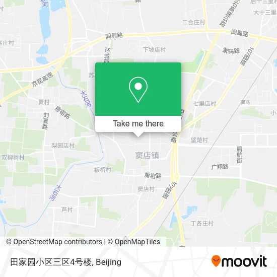 田家园小区三区4号楼 map