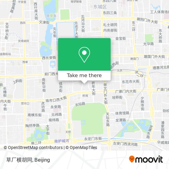 草厂横胡同 map