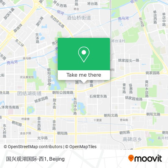 国兴观湖国际-西1 map
