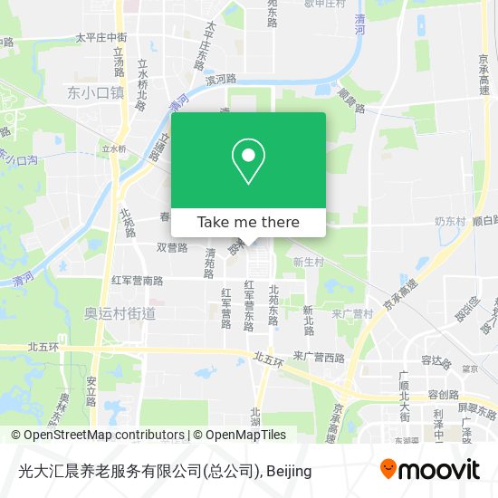 光大汇晨养老服务有限公司(总公司) map