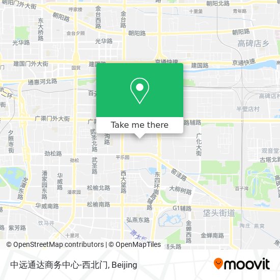 中远通达商务中心-西北门 map