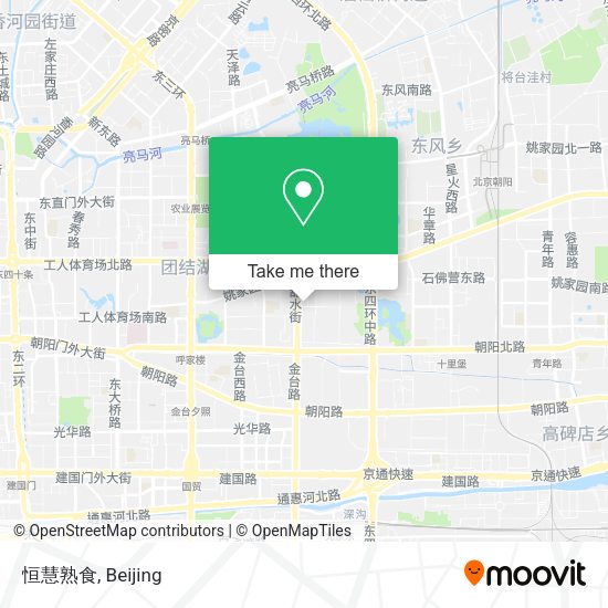 恒慧熟食 map