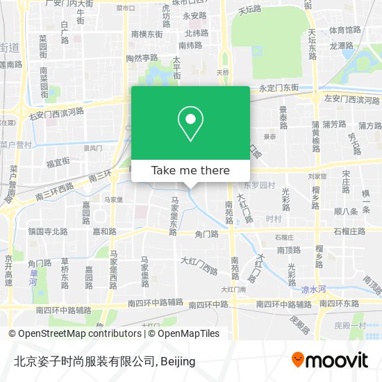 北京姿子时尚服装有限公司 map