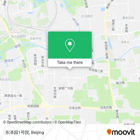 东泽园1号院 map