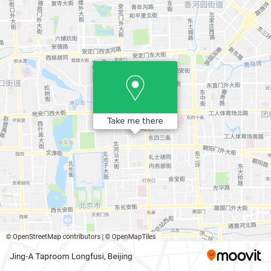 Jing-A Taproom Longfusi map