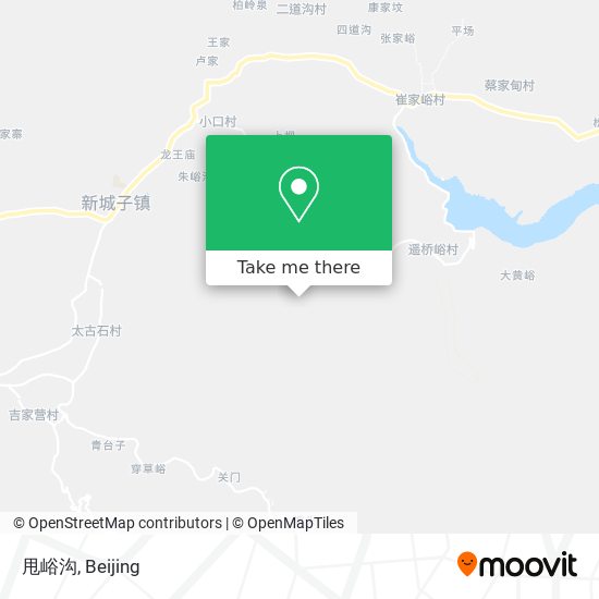 甩峪沟 map