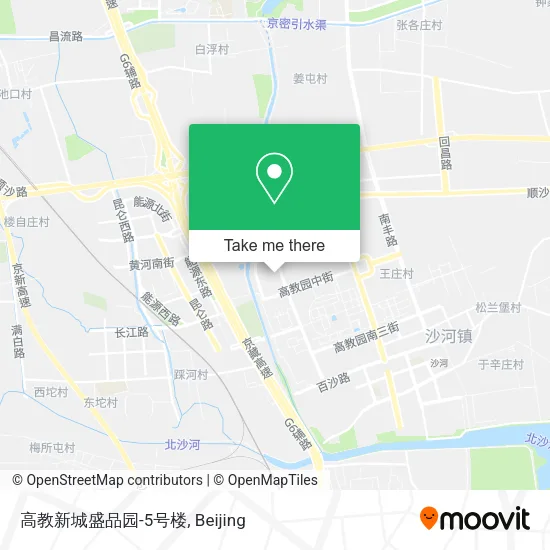 高教新城盛品园-5号楼 map