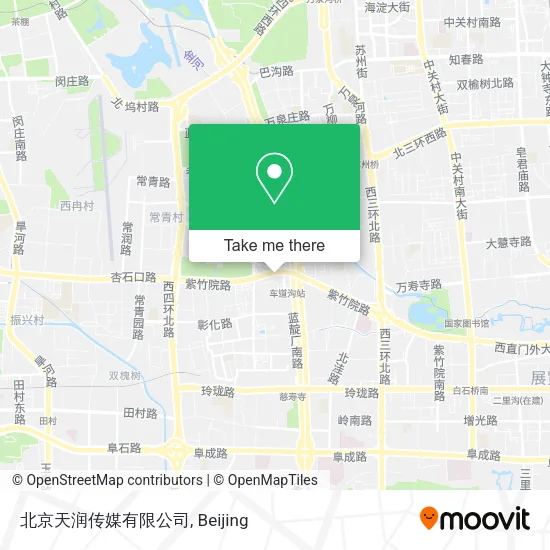 北京天润传媒有限公司 map
