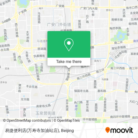 易捷便利店(万寿寺加油站店) map