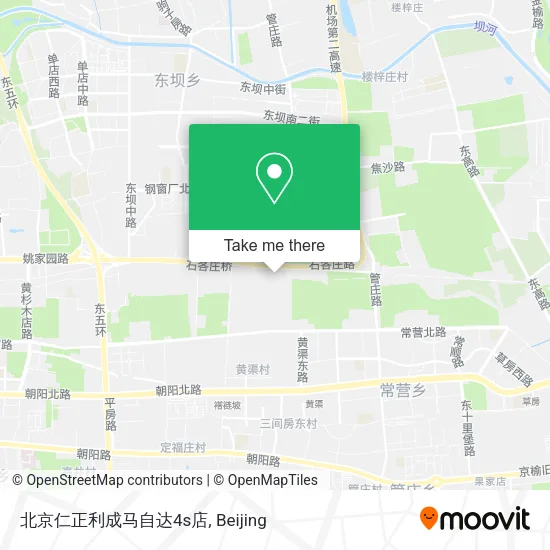 北京仁正利成马自达4s店 map