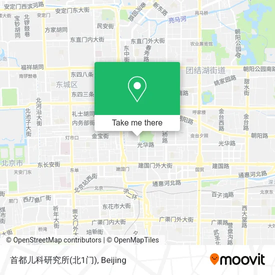 首都儿科研究所(北1门) map