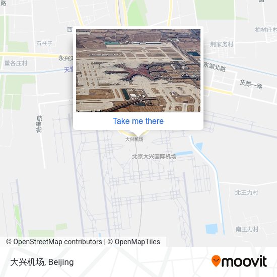 大兴机场 map