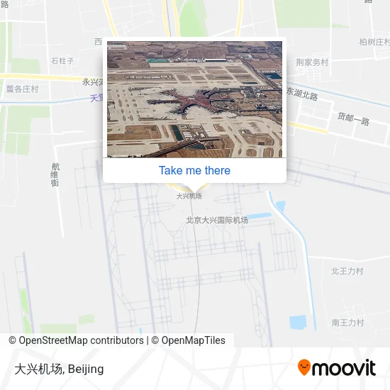 大兴机场 map