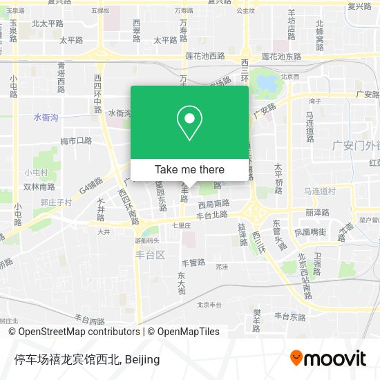 停车场禧龙宾馆西北 map