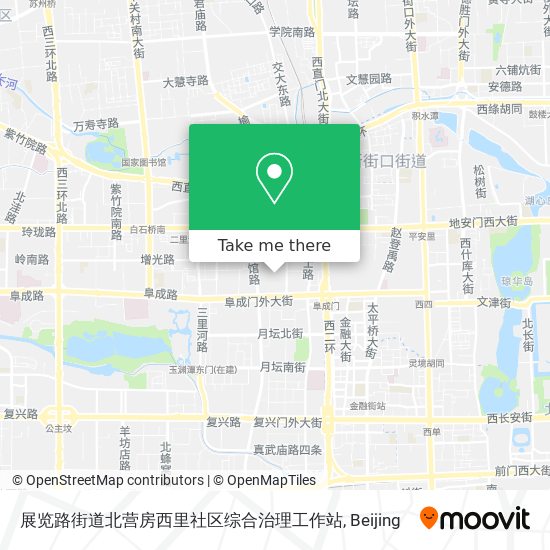 展览路街道北营房西里社区综合治理工作站 map