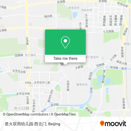 星火双雨幼儿园-西北门 map