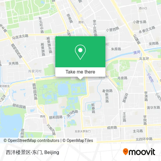 西洋楼景区-东门 map