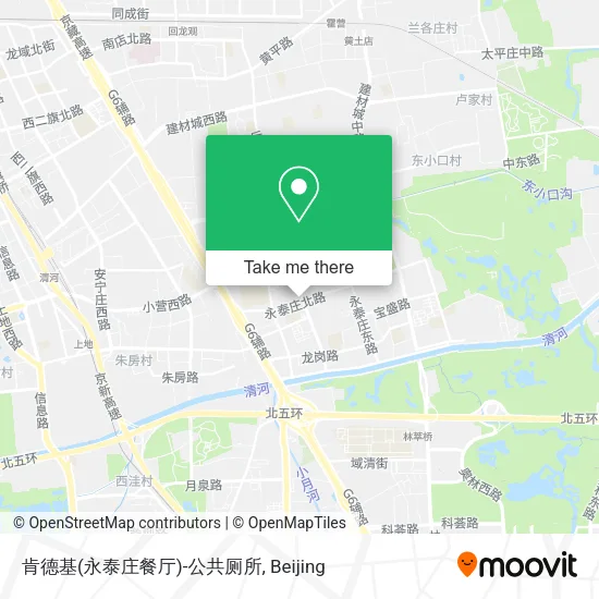 肯德基(永泰庄餐厅)-公共厕所 map