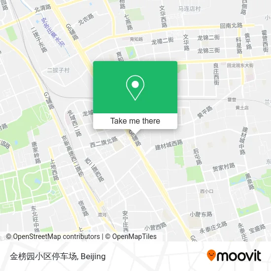 金榜园小区停车场 map