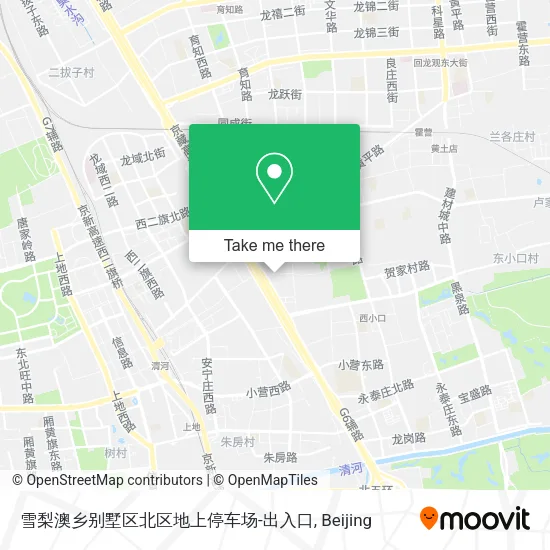 雪梨澳乡别墅区北区地上停车场-出入口 map