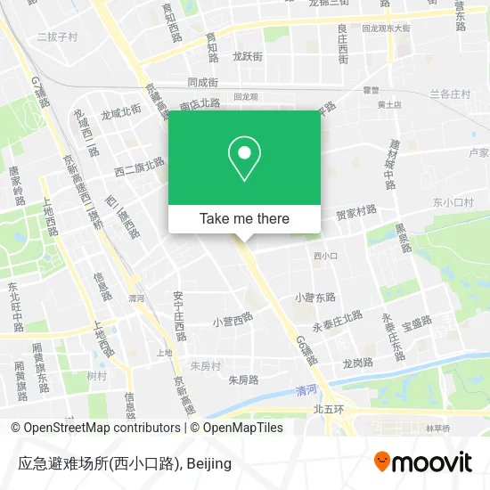 应急避难场所(西小口路) map