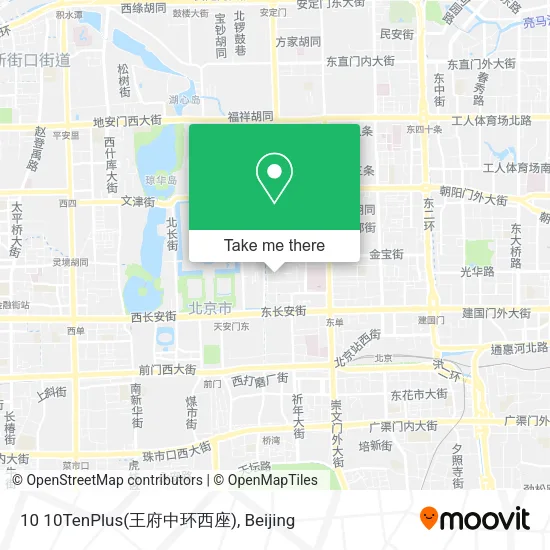 10 10TenPlus(王府中环西座) map