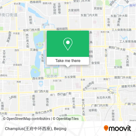 Champlus(王府中环西座) map