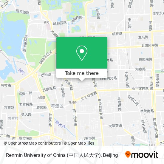 Renmin University of China (中国人民大学) map