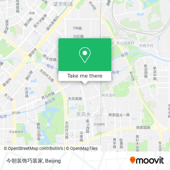 今朝装饰巧装家 map