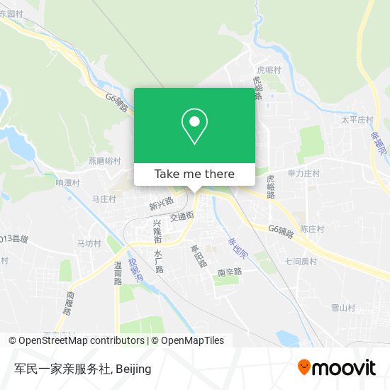 军民一家亲服务社 map