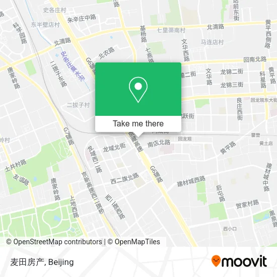 麦田房产 map