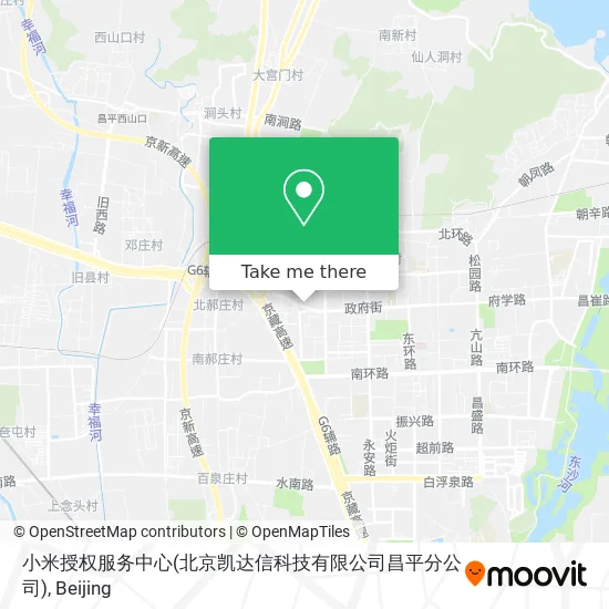 小米授权服务中心(北京凯达信科技有限公司昌平分公司) map