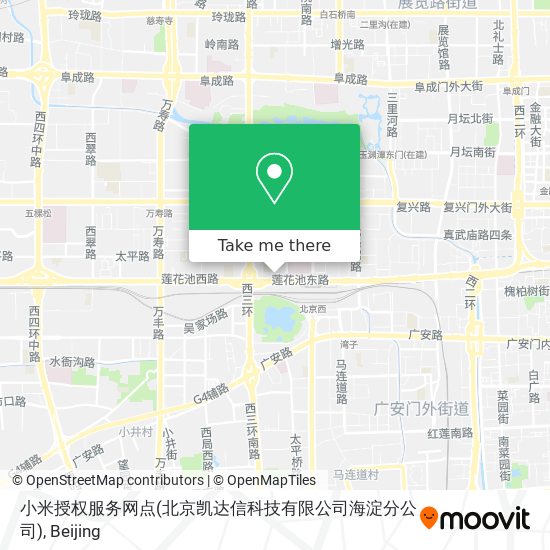 小米授权服务网点(北京凯达信科技有限公司海淀分公司) map