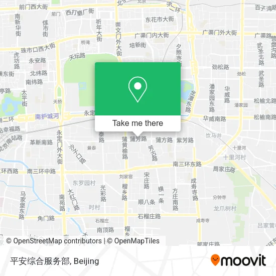 平安综合服务部 map