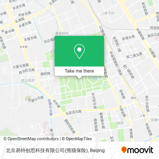 北京易特创思科技有限公司(熊猫保险) map