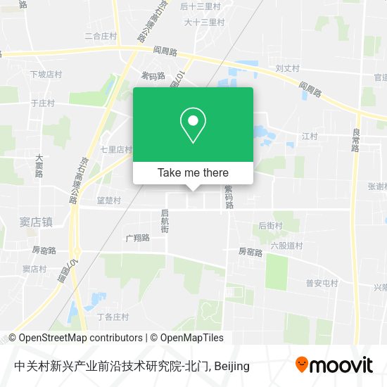 中关村新兴产业前沿技术研究院-北门 map