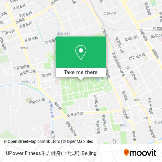 UPower Fitness乐力健身(上地店) map