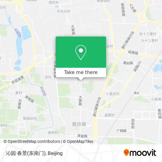 沁园·春景(东南门) map