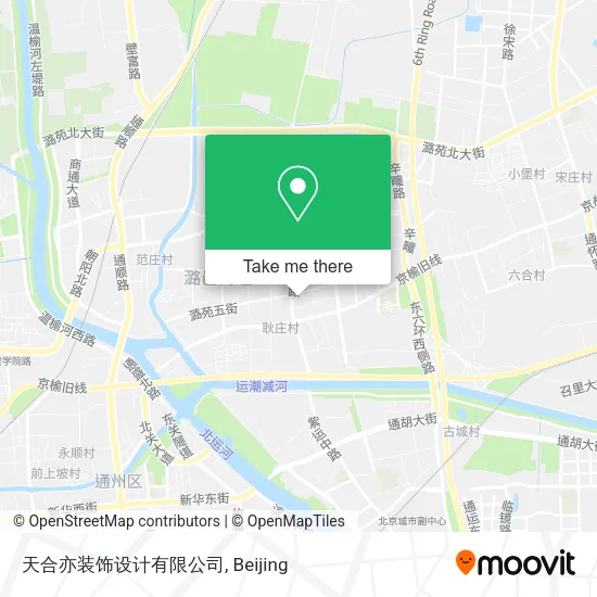 天合亦装饰设计有限公司 map