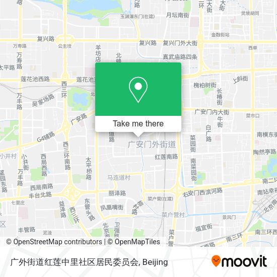 广外街道红莲中里社区居民委员会 map
