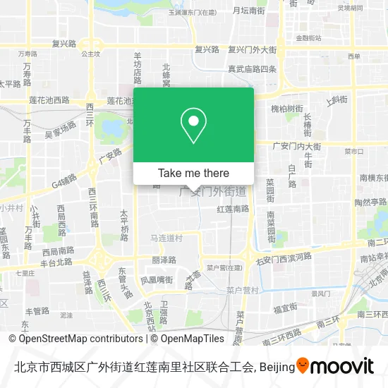 北京市西城区广外街道红莲南里社区联合工会 map