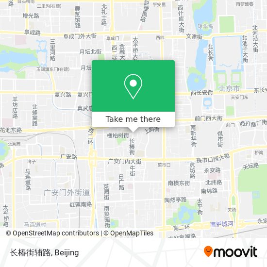 长椿街辅路 map